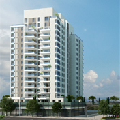 פרויקט יוקרה בן 16 קומות על גבי קומת מסחר. ברח' שלמה המלך, קריית אונו